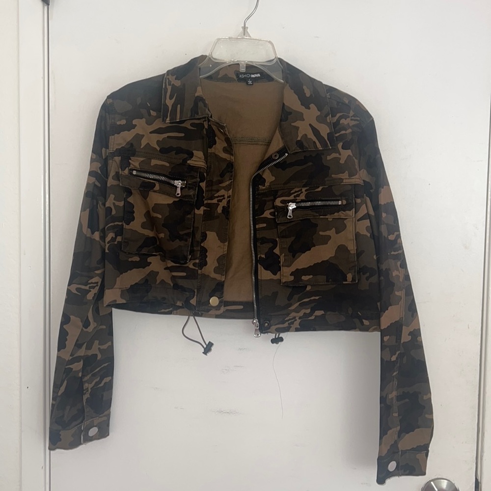 Fashion Nova Camo Jacket